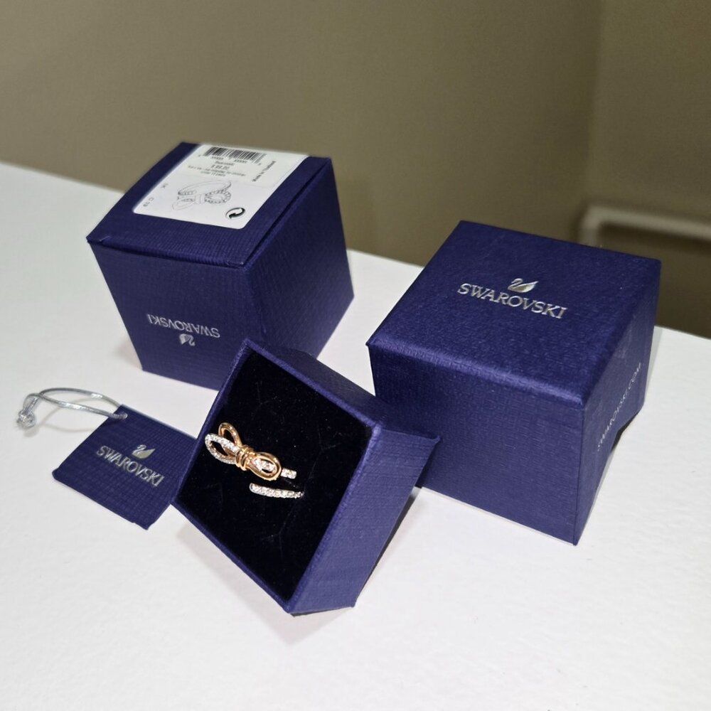 *BRAND NEW* Swarovski Two-Toned Ring - Picture 4 of 8